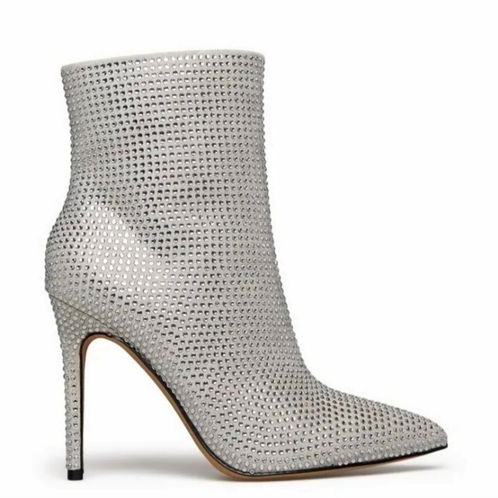 New Bosalicia Rhinestone booties size 8 shoedazzle 7.5
